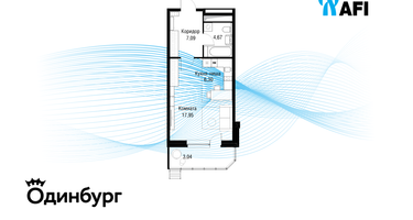 1-к. квартира, 39&nbsp;м²