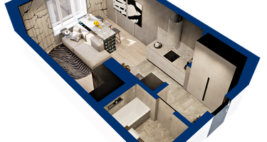 Студия, 29&nbsp;м²