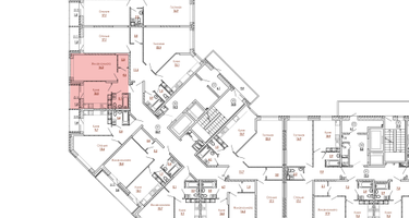 1-к. квартира, 37&nbsp;м²