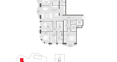 4-к. квартира, 218&nbsp;м²