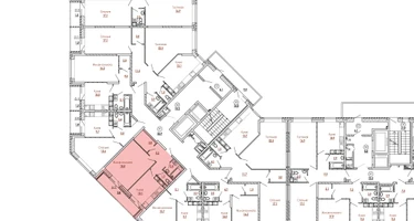 1-к. квартира, 45&nbsp;м²