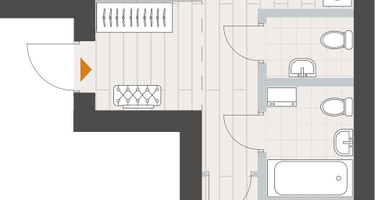 2-к. квартира, 61&nbsp;м²