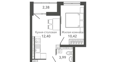 1-к. квартира, 33&nbsp;м²
