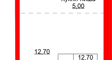 Студия, 27 м²