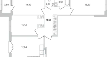 3-к. квартира, 80&nbsp;м²