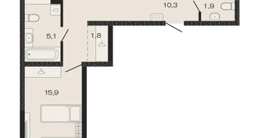 3-к. квартира, 74&nbsp;м²