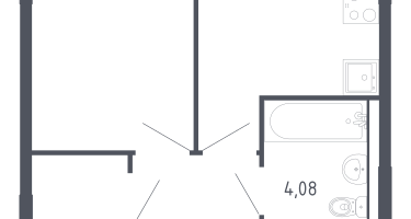 1-к. квартира, 30&nbsp;м²