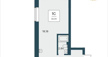 Студия, 30&nbsp;м²