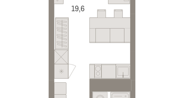 Студия, 32 м²