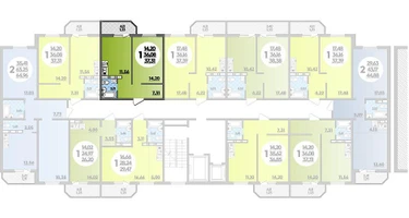 1-к. квартира, 37&nbsp;м²