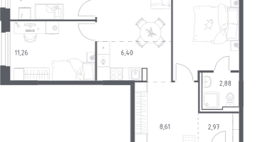 Студия, 78&nbsp;м²