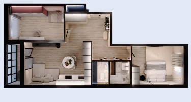 3-к. квартира, 76 м²