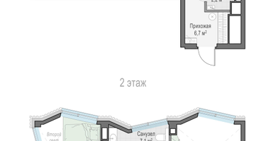 2-к. квартира, 125&nbsp;м²