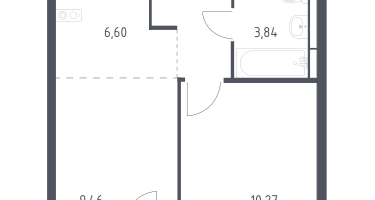 Студия, 35&nbsp;м²