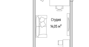 Студия, 31&nbsp;м²