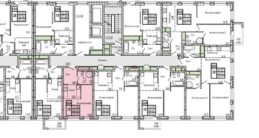 1-к. квартира, 28&nbsp;м²