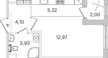 Студия, 27&nbsp;м²