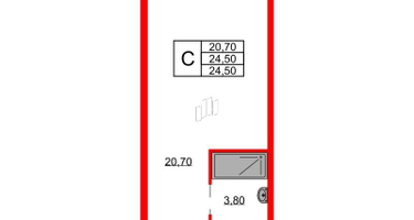 Студия, 24&nbsp;м²