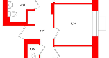 3-к. квартира, 69&nbsp;м²