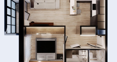 2-к. квартира, 43&nbsp;м²