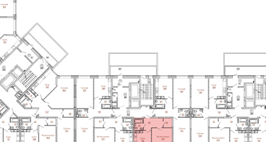 1-к. квартира, 41&nbsp;м²