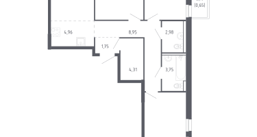 Студия, 76&nbsp;м²