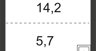 Студия, 27 м²