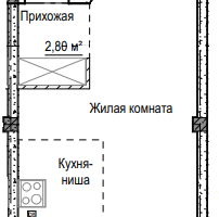 1-к. квартира, 32&nbsp;м²