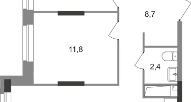 2-к. квартира, 61&nbsp;м²