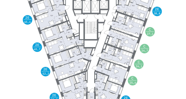 3-к. квартира, 71 м²