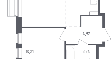 Студия, 34&nbsp;м²