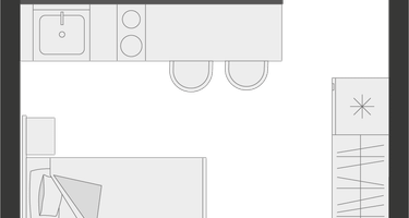 Студия, 22 м²