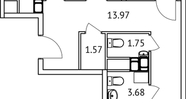 3-к. квартира, 73 м²