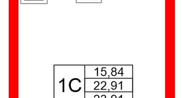 Студия, 22 м²