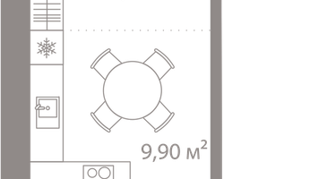 Студия, 36&nbsp;м²
