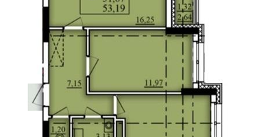 2-к. квартира, 51&nbsp;м²