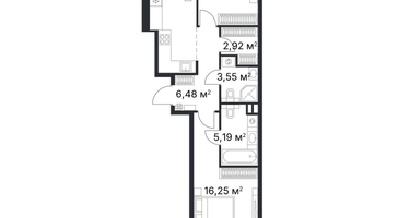 2-к. квартира, 75 м²
