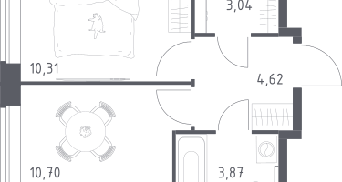 1-к. квартира, 32&nbsp;м²