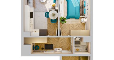 2-к. квартира, 48&nbsp;м²