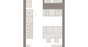 Студия, 32&nbsp;м²