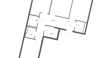 3-к. квартира, 78&nbsp;м²