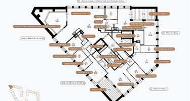 8-к. квартира, 369 м²
