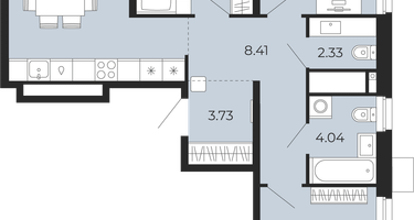 3-к. квартира, 76&nbsp;м²