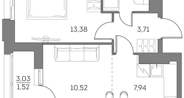 Студия, 41&nbsp;м²