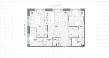 2-к. квартира, 98&nbsp;м²