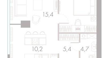 2-к. квартира, 49&nbsp;м²