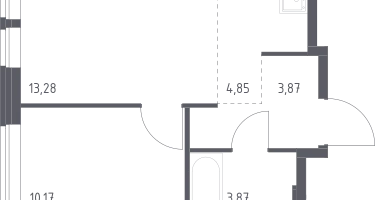 Студия, 36&nbsp;м²