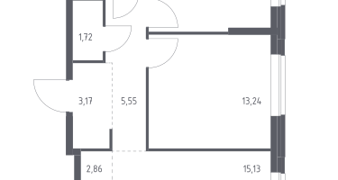 Студия, 56&nbsp;м²