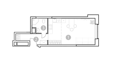 Студия, 31 м²