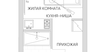 Студия, 20&nbsp;м²
